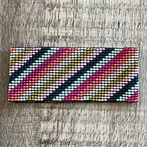 INK+ALLOY Seed Bead multi colored Stretchy bracelet